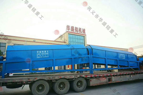 兩臺滾筒篩一起發貨，客戶很滿意